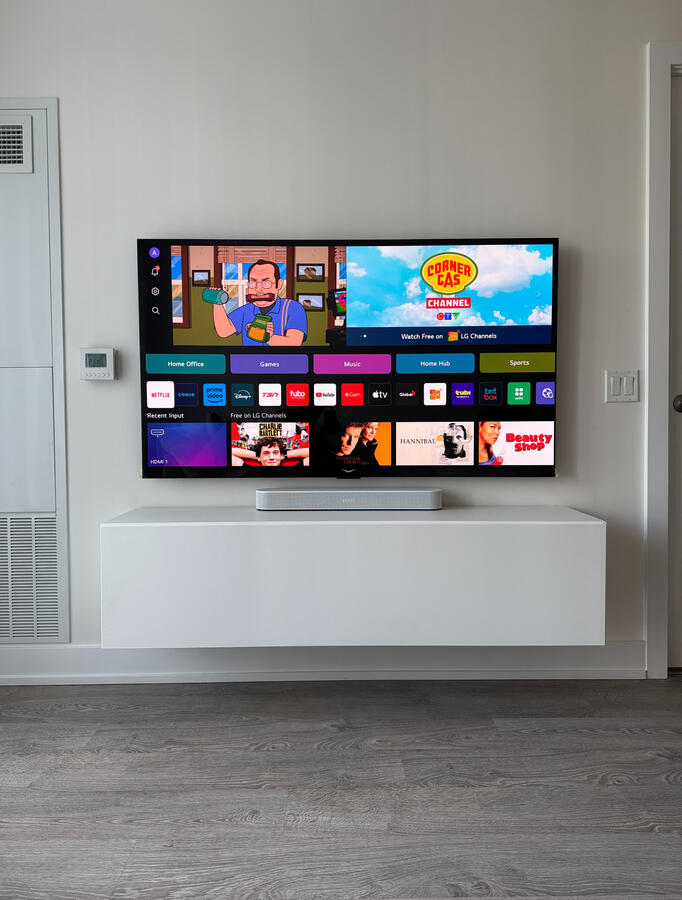 55&quot; Samsung TV (Metal Studs)